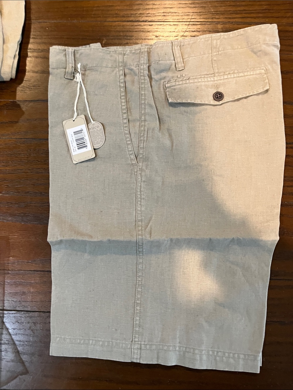 Nüco linen Men's Khaki/Tan Casual Chino Shorts